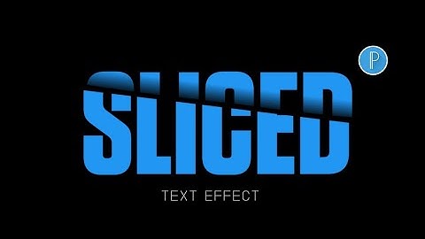 How to Create a Clean Sliced Text Effect in PixelLab (Step-by-Step Tutorial)