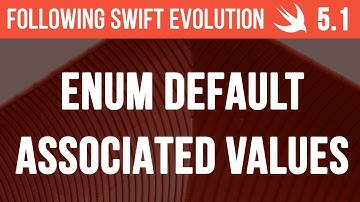 Enums with default associated values! #Swift 5.1
