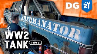 How To Paint Distressed Lettering on a Vintage Truck #Shermanator [EP6]