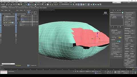 3Ds Max Pillow 1 (Cloth modifier) part 2