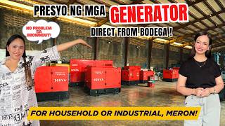 MAGKANO ANG MGA GENERATOR NGAYON/Direct Supplier ng mga Genset Pambahay at Pang-business/MENP POWER