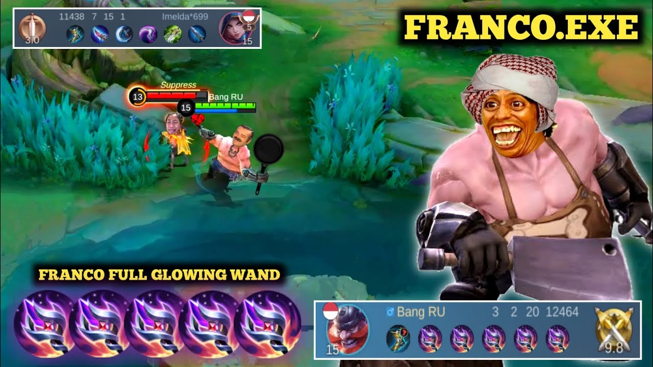 FRANCO.EXE || FRANCO FULL GLOWING WAND BIKIN NATALIA PINDAH ALAM