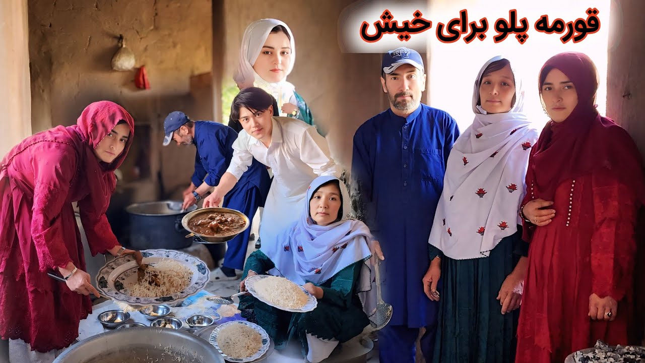 آماده گی مادر جان برای پذیرایی عروس خانم،خیش و فامیل عروس