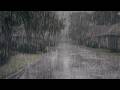 Rain Sounds for Sleeping | Fall Asleep Fast with Heavy Rain &amp; Relaxing Thunderstorm for Deep Sleep