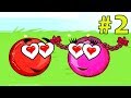 Несносный КРАСНЫЙ ШАР спасает любимую #2. Мультик ИГРА Red Ball 3 на Игрули TV