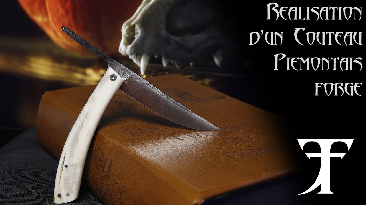 Piémontais forgé en bois de cerf et ébène des Philippines