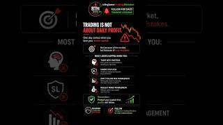 Trading is Not About Daily Profit. #tradingpsychology #positional #tradingrules