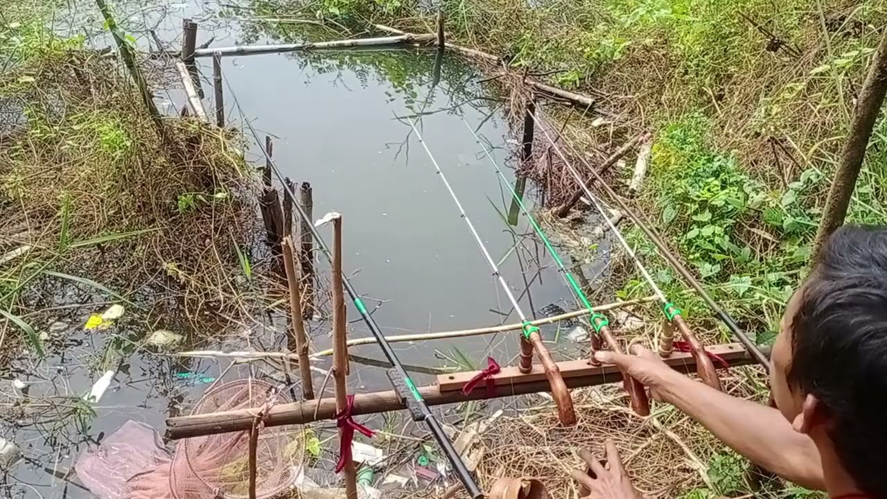 Mancing Nguntul Jatigede #eps23. air surut susah cari sambaran.