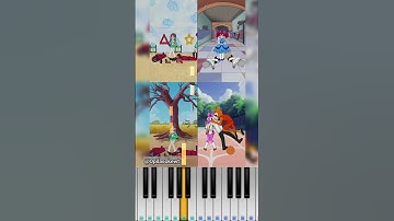 Squid game x Poppy playtime 4 x Sprunki GUN Complete Edition @Opilasokewt - Piano Tutorial
