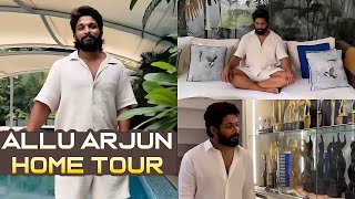 Icon Star Allu Arjun Home Tour Video  |  Allu Arjun  House Inside | Pushpa 2 | Filmyfocus.com