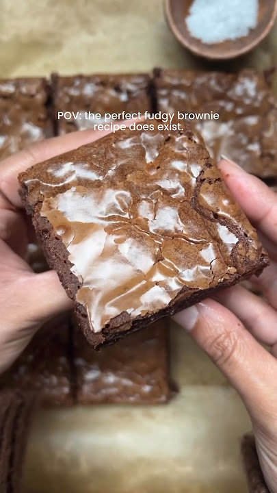 Crinkle top brownie recipe ( check description for recipe)