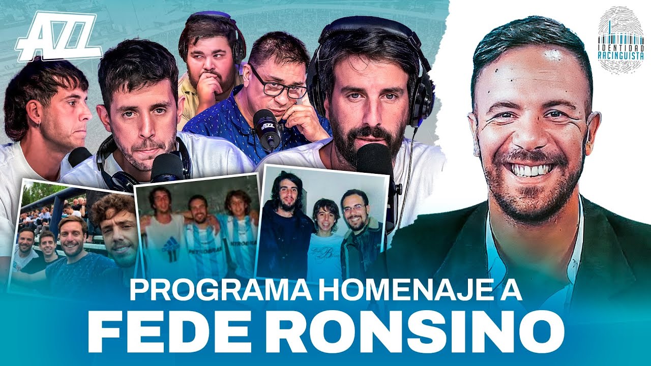 IDENTIDAD RACINGUISTA: HOMENAJE A FEDE RONSINO - POST SARMIENTO vs RACING EN VIVO