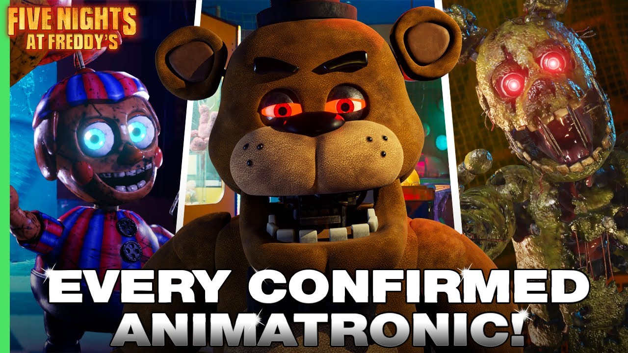 Top 10 Scary Real FNAF Animatronics We Want To See At The New Freddy  Fazbear's Pizza 