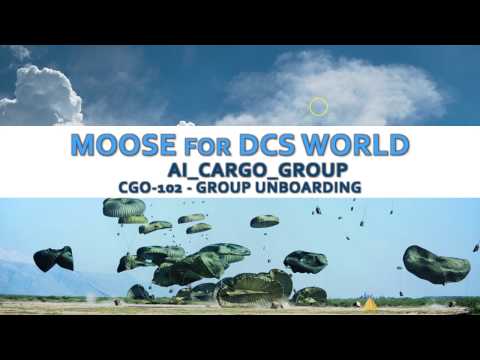 MOOSE - CARGO - CGO-102 - Group Unboarding (DCS WORLD MISSION DESIGN) [DCS WORLD] [Tutorial]