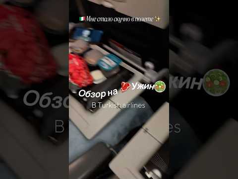 Обзор на питание в Turkish Airlines #еда #обзореды #food #dailyshorts #правильноепитание #зож