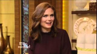 Emily Deschanel on Live With Kelly and Michael 9-16-2013