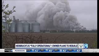 Herbrucks vows to rebuild after fire kills 250K hens