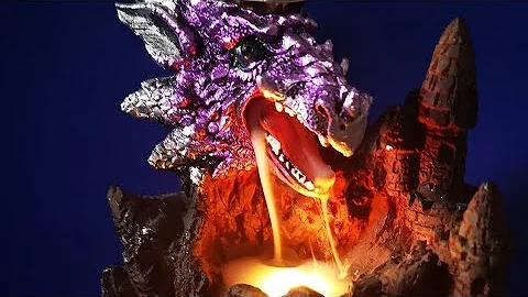 How to use a dragon backflow incense burner demo