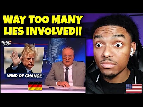 AMERICAN REACTS to Heute Show - Trumps Fassade bröckelt