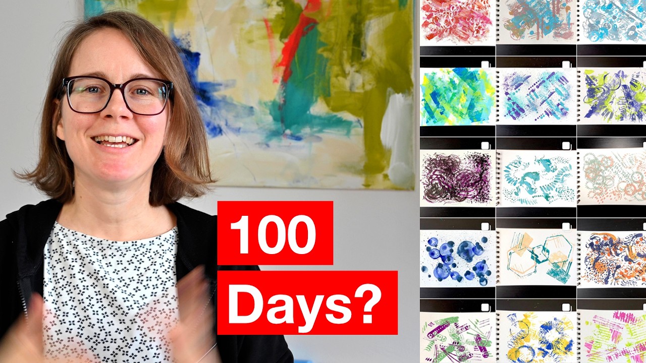 How to Finish a 100-Day Art Project (Without Burning Out)
