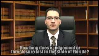 How Long Does Forclosure Last In Florida?