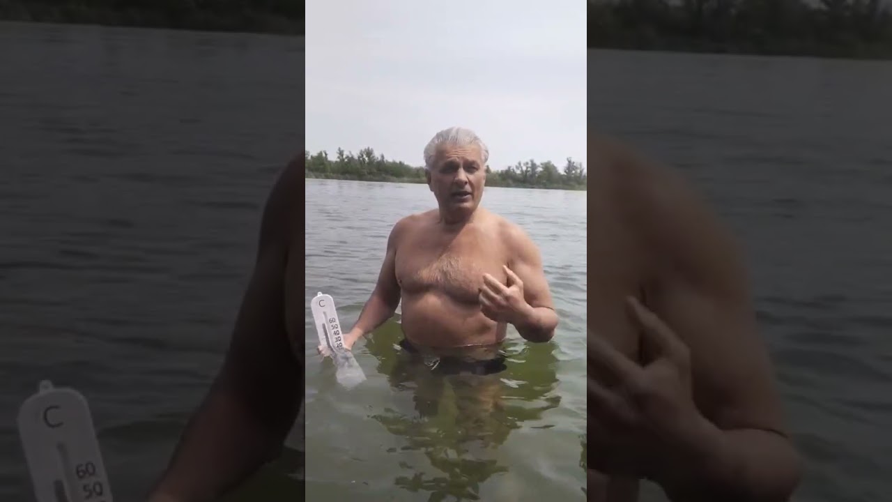 12.06.25 температур воды в реке Дон 17&deg; ветер дует перпендикулярно течению реки и почти не ощущается