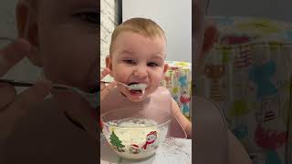 Завтрак ребенка в 1,4🥣 больше нас в тг Mama_Iri #материнство #мамавдекрете #мамаблог #завтрак