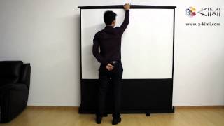 X-KIMI 80 Inch Floor Projector Screen