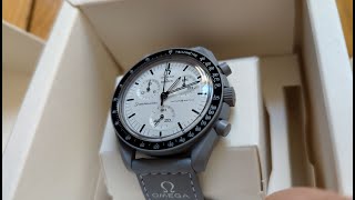OMEGA x Swatch 1965 Speedmaster Moonswatch White Unboxing Video - It's the Best One Yet!