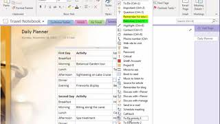 OneNote: Tagging Content and Viewing Tagged Content