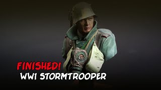 PAINTING FIGURES - WW1 STORMTROOPER IS FINISHED