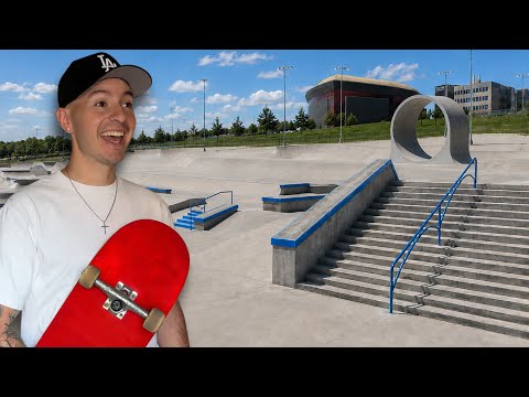 The BIGGEST Skatepark In America!