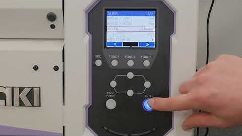 How to adjust the vacuum settings || Mimaki