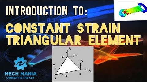 Constant Strain Triangular Element (Hindi)