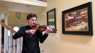 Joshua Brown / Grand Caprice for violin solo, based on Schubert‘s Erlkönig By Heinrich Wilhelm Ernst