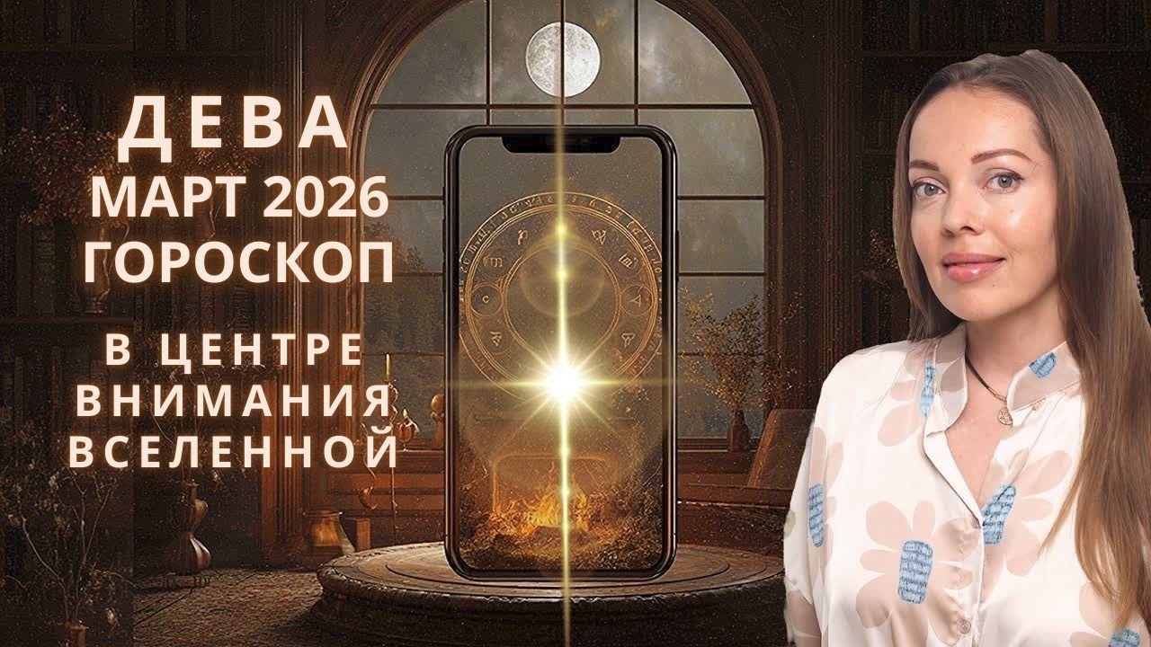 Дева - гороскоп на март 2026 года. В центре внимания Вселенной