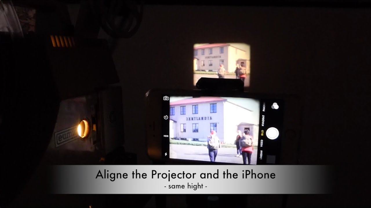 How to transfer 8mm film to an iPhone