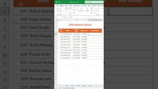 Calculate Experience in Excel (Years + Months) 📊 @premsukhsirohi #excel #exceltips #microsoft