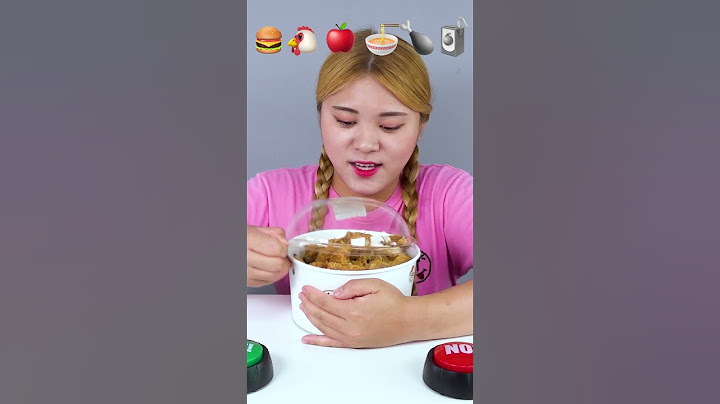 ASMR Mukbang Eating Emojis Food Challenge #asmr #shorts