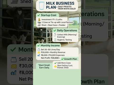Milk Business Plan Ideas Shortsfeed Trending Milk Business Businessideas Shorts Earnmoney