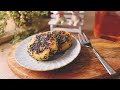 Vegan sweet potato cakes with red bean paste 🍠🍪 - a easy healthy dessert recipe.😋｜ASMR