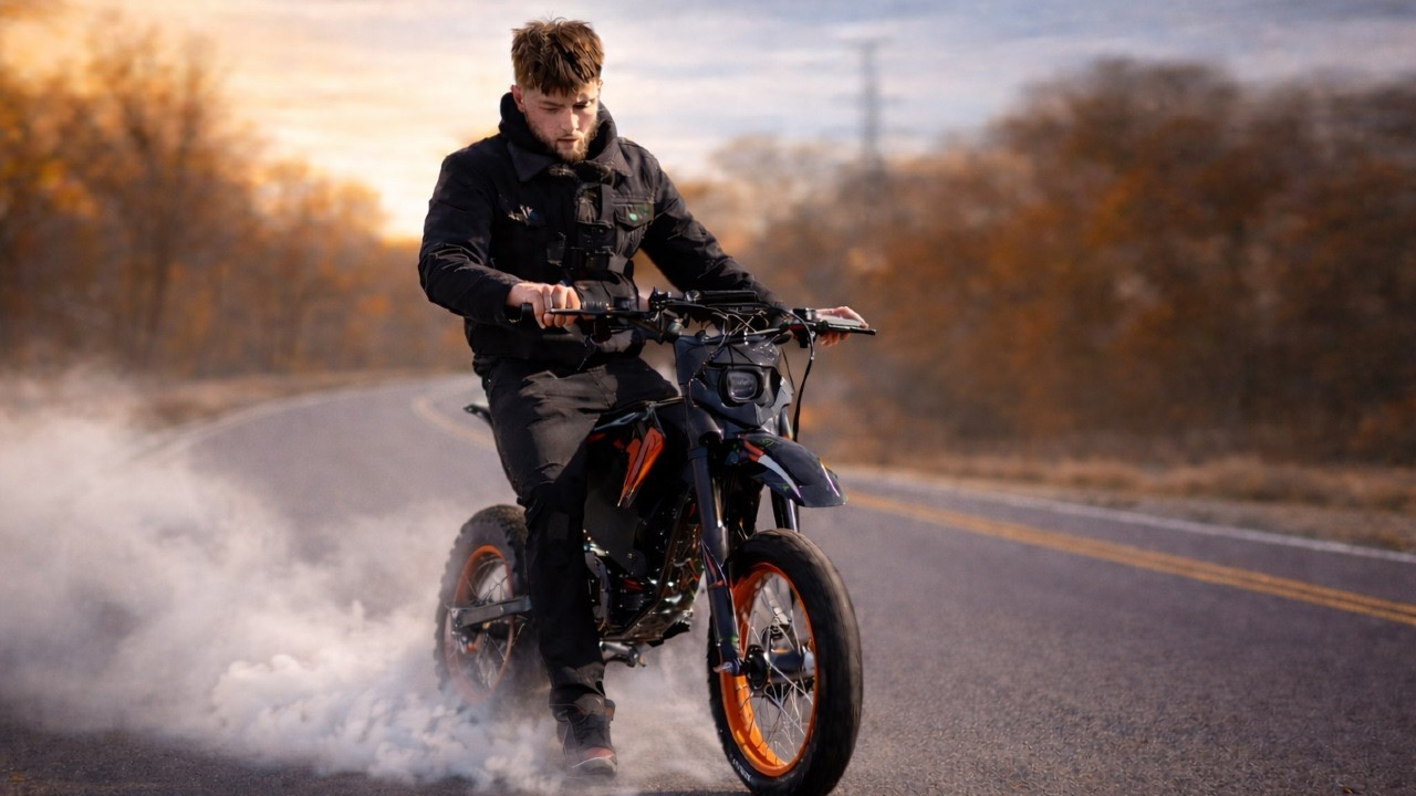 Я протестировал самый дешевый электромотоцикл, способный развивать скорость до 50 миль в час... О...