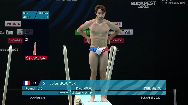 Jules BOUYER - 2022 FINA World Diving Championships, Budapest (HUN) - Men 1m Final FULL - DayDayNews