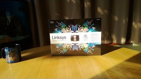 Cisco Linksys EA6500 Smart Wi-fi Router Unboxed and configured.