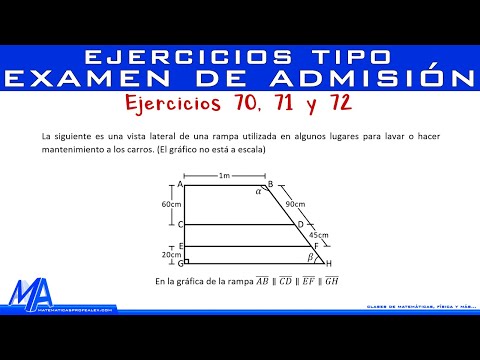 Ejercicios tipo examen de admisión 35 | Ejercicios 70, 71 y 72