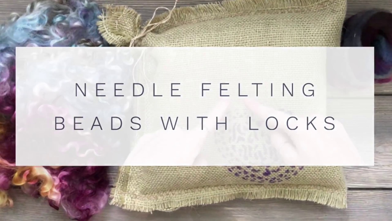 Needle Felting Beads - YouTube