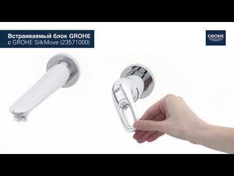 Обзор смесителя GROHE Eurostyle дл раковины (настенный монтаж) 19571003