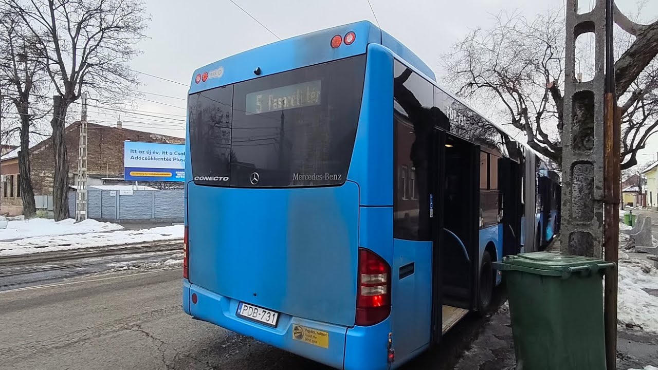 Mercedes Conecto G LF Euro 6 #PDB-731 (BKK Budapest) - 5, ➡️: Rákospalota, Kossuth utca