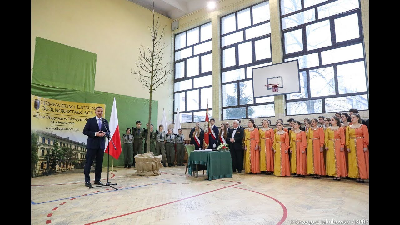 Spotkanie Pary Prezydenckiej w I Liceum w Nowym Sączu