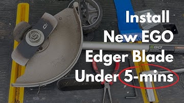 Replace EGO Edger Blade In Under 5 Mins